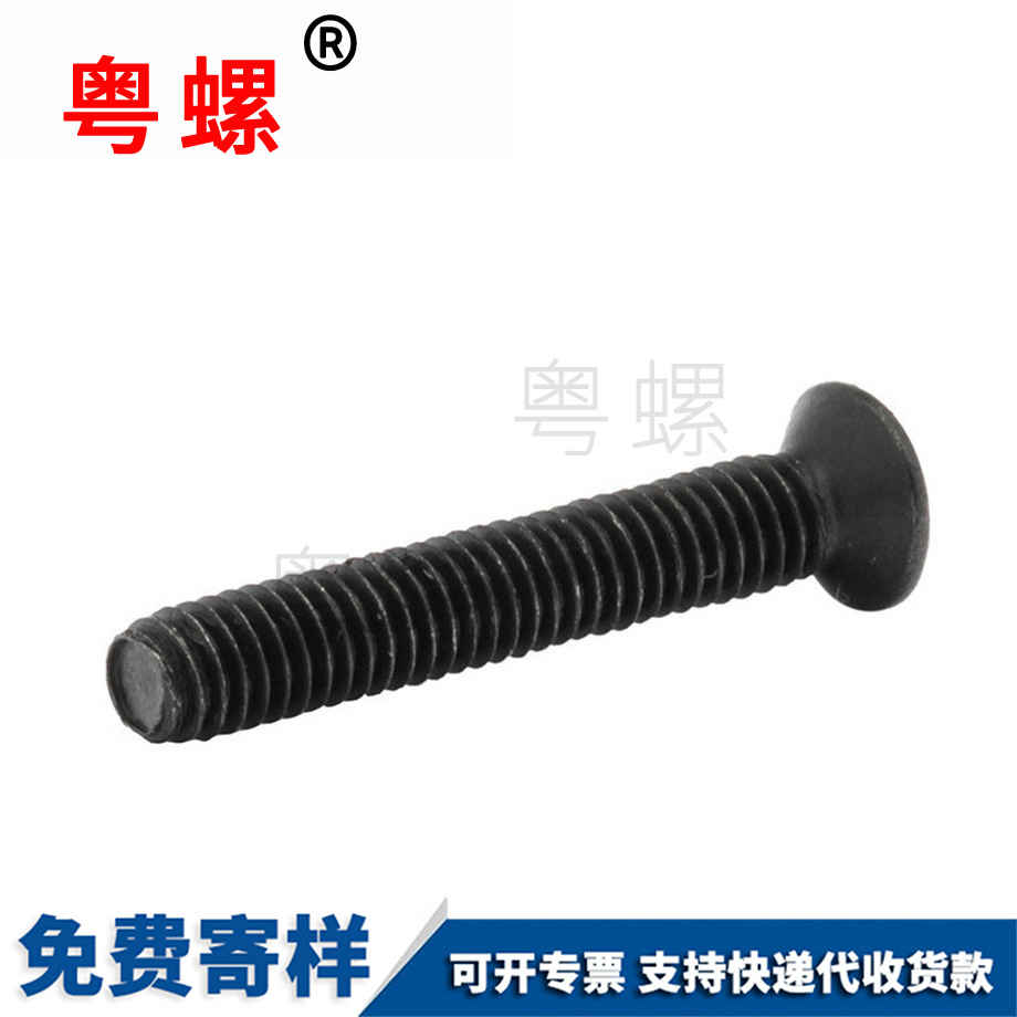 生產(chǎn)黑色十字綏化沉頭螺絲