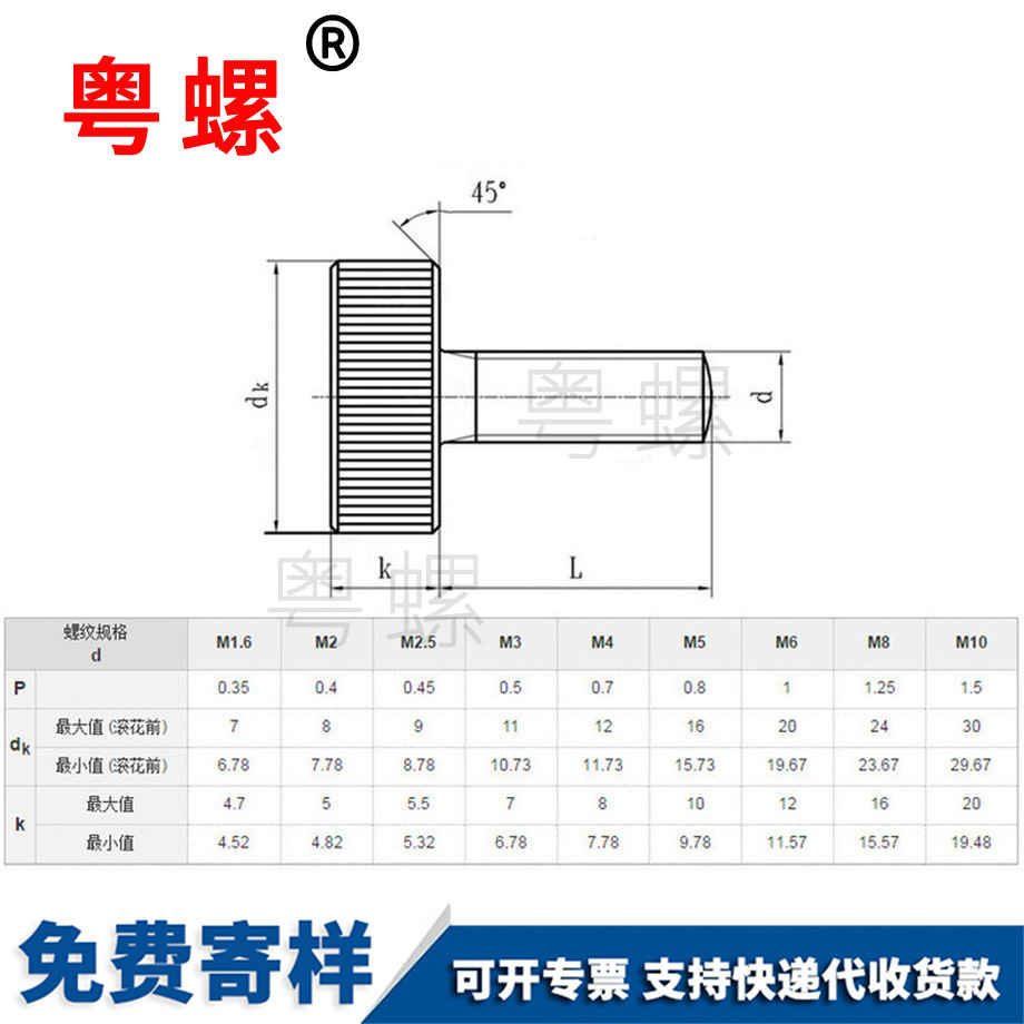 訂制平頭迪慶手擰螺絲