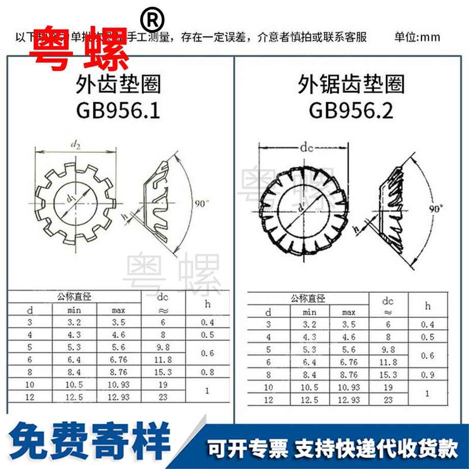 錐形鋸齒廊坊鎖緊墊圈