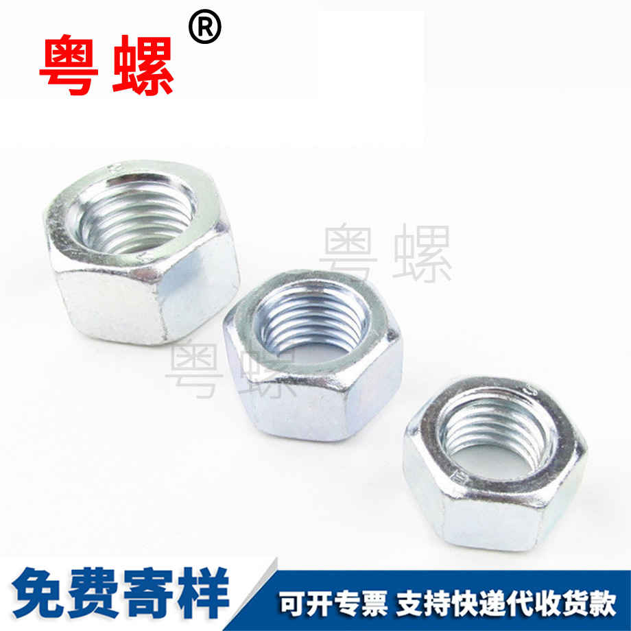 大理鍍藍(lán)白鋅螺母 大理鍍藍(lán)白鋅螺母