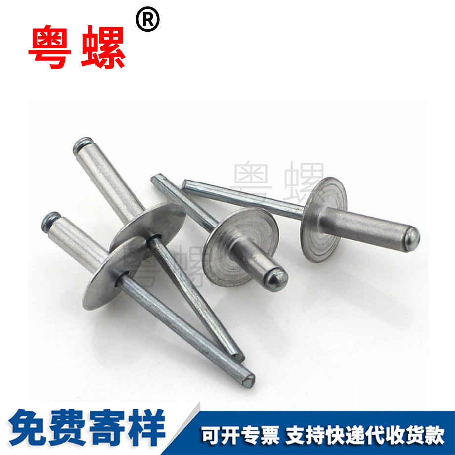 廊坊開口型大帽廊坊抽芯鉚釘 廊坊開口型大帽廊坊抽芯鉚釘