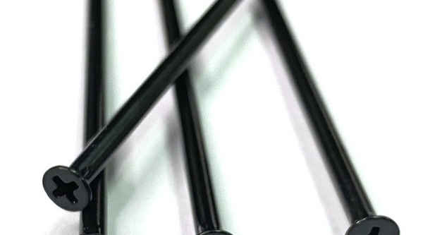 定制沉頭螺絲 十字平頭黑色 細長異型 非標緊固件 沉頭螺絲