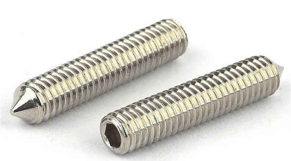 訂制304不銹鋼 內(nèi)六角緊定螺絲 機(jī)米螺釘 無(wú)頭螺絲 頂絲